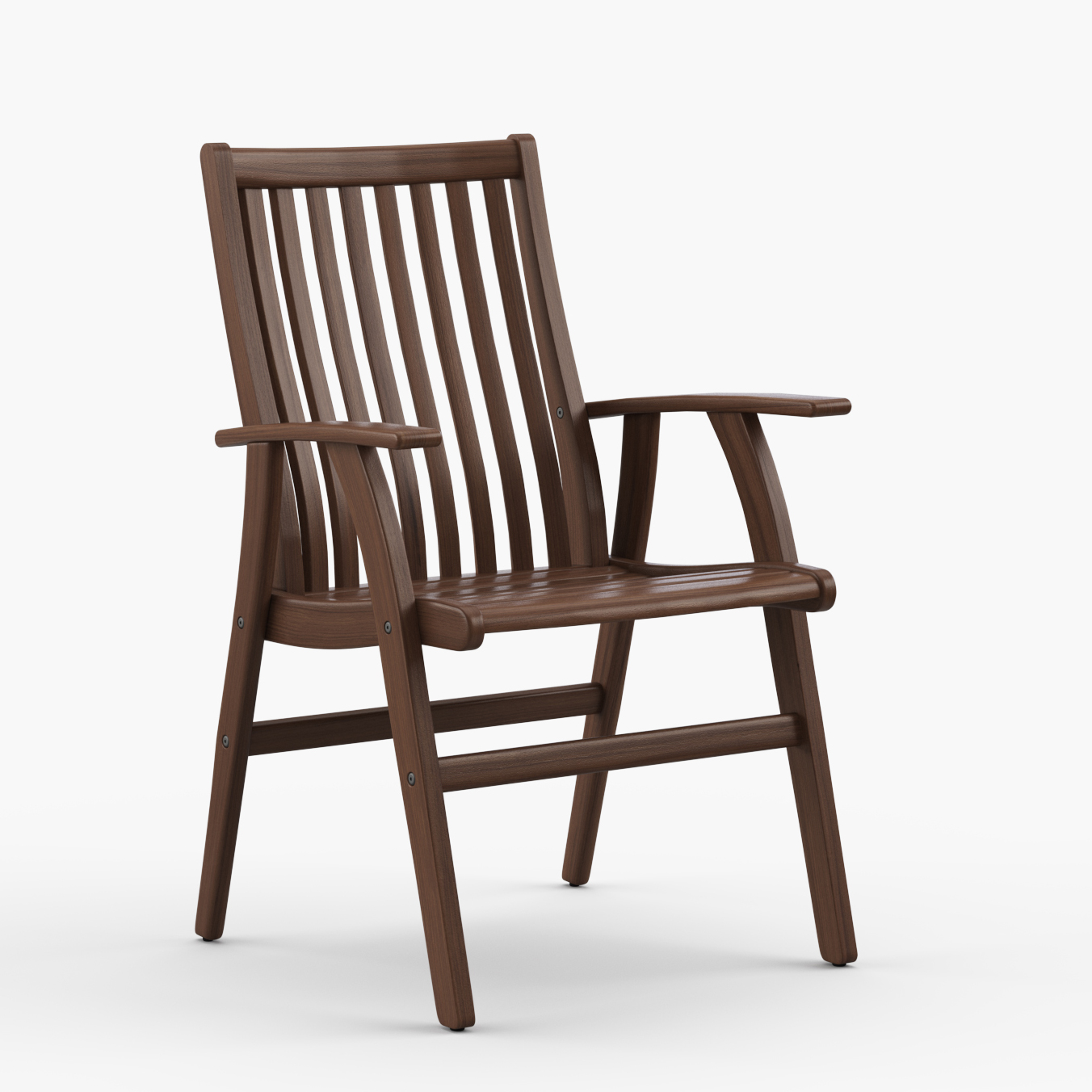 本日のみの価格。フェンディ ブリクセンチェア Jensen Outdoor Heritage Franklin Ipe Wood Dining Armchair | AuthenTEAK