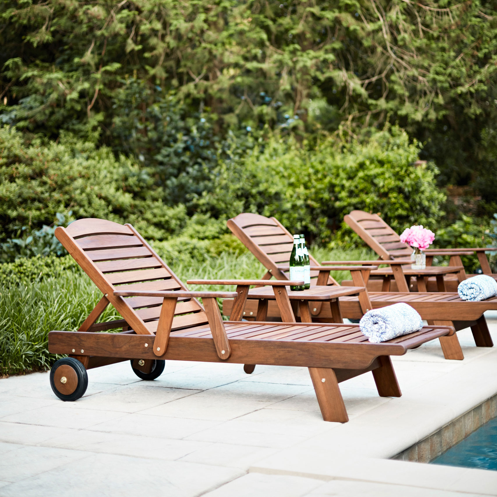 Jensen Outdoor Heritage Classic Ipe Wood Chaise Lounge | AuthenTEAK