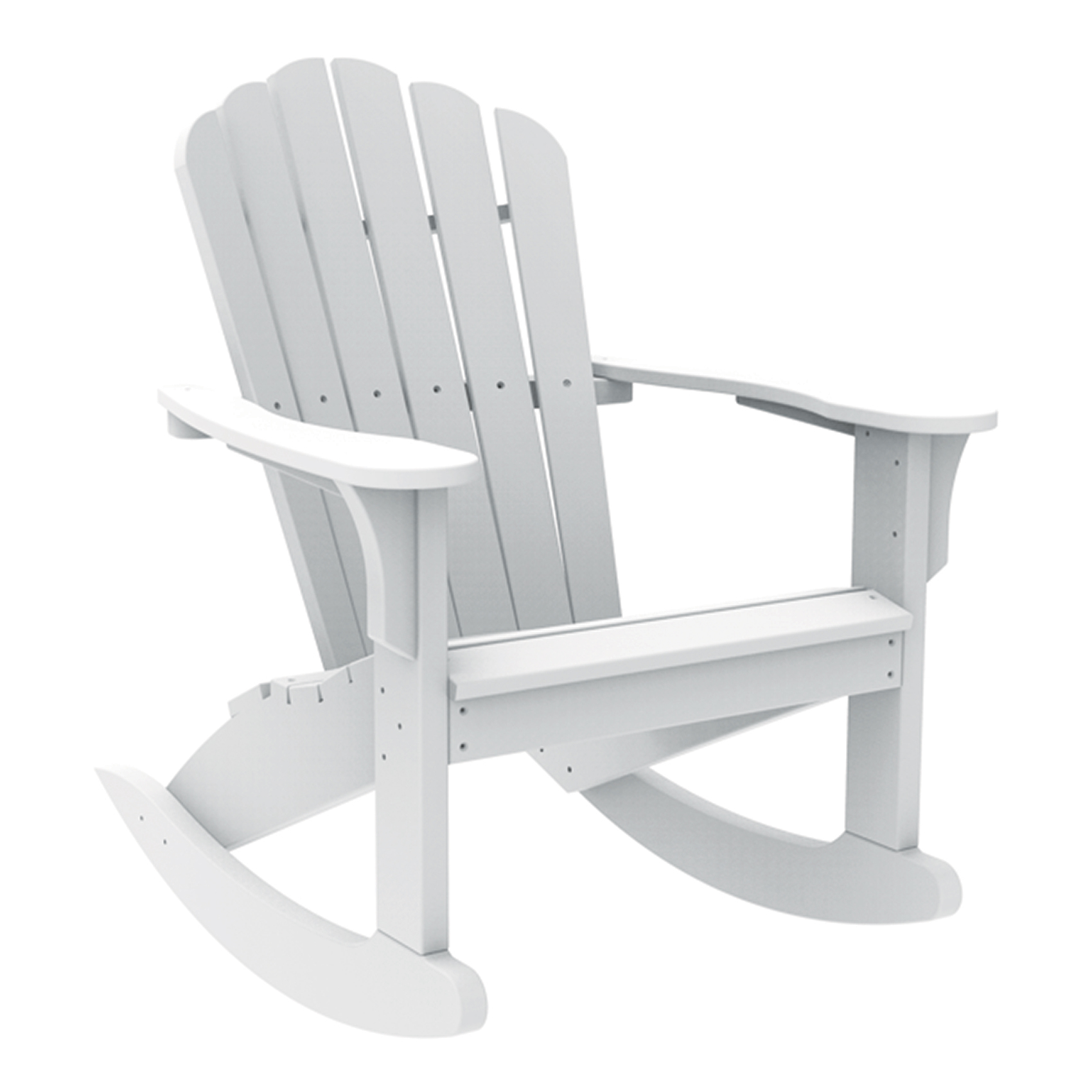 Seaside Casual Coastline Harbor View Recycled Polymer Rocker | AuthenTEAK