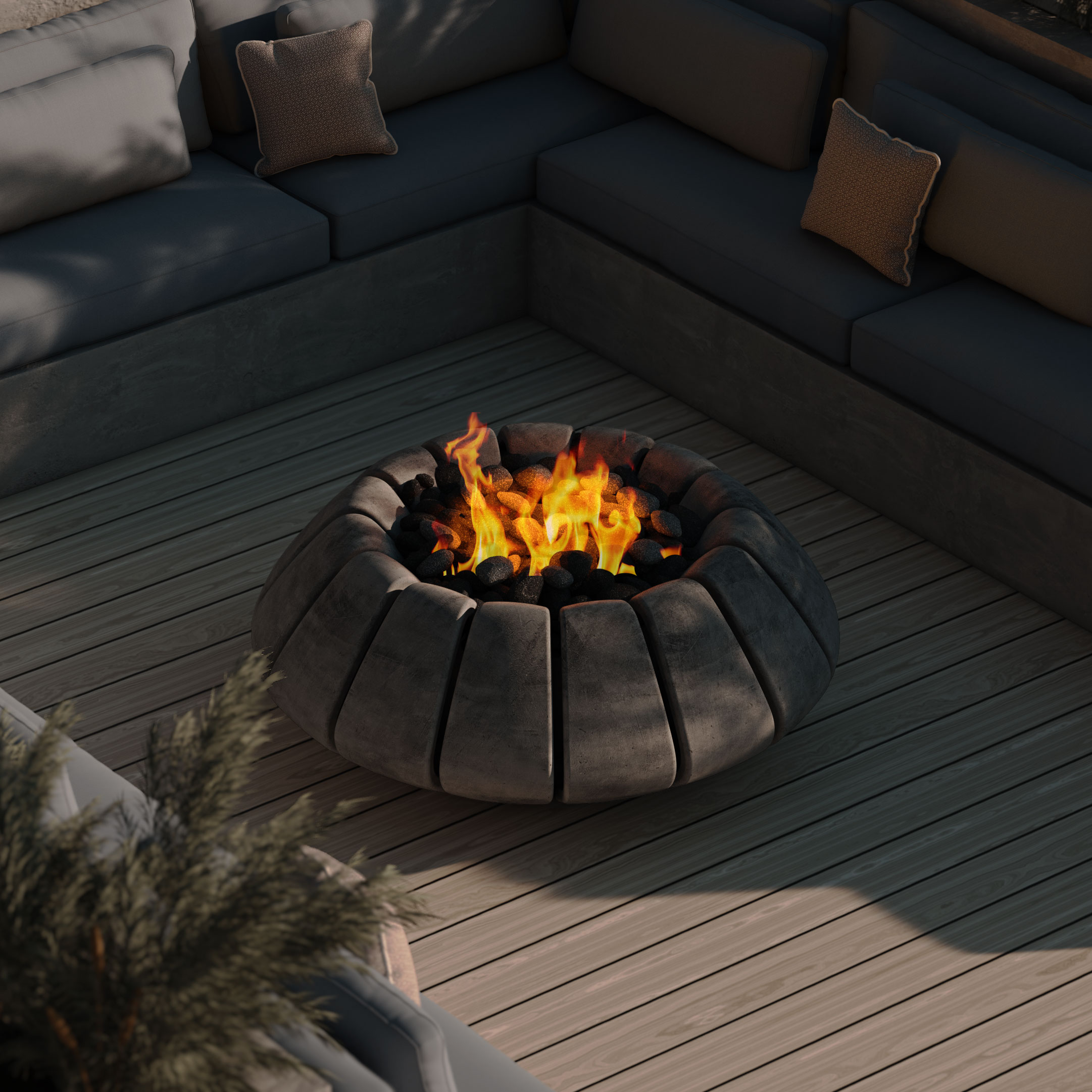 Prism Hardscapes Sunflower Round 48