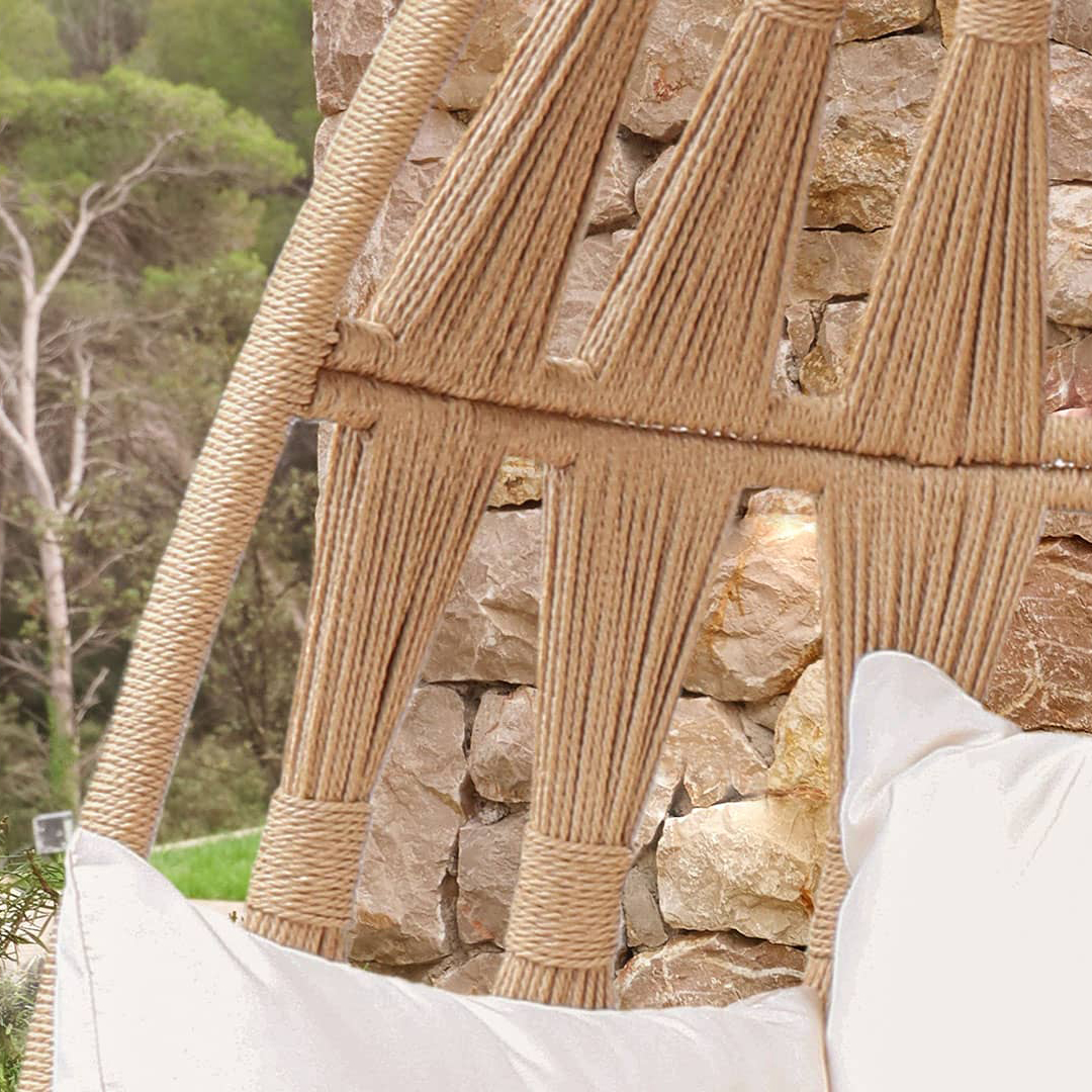 Skyline Rope Skyline Design Krabi Rope Hanging Chair | AuthenTEAK