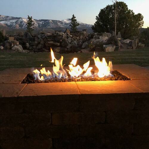 American Fire Glass Lava Rock 10 lb. Bag AuthenTEAK