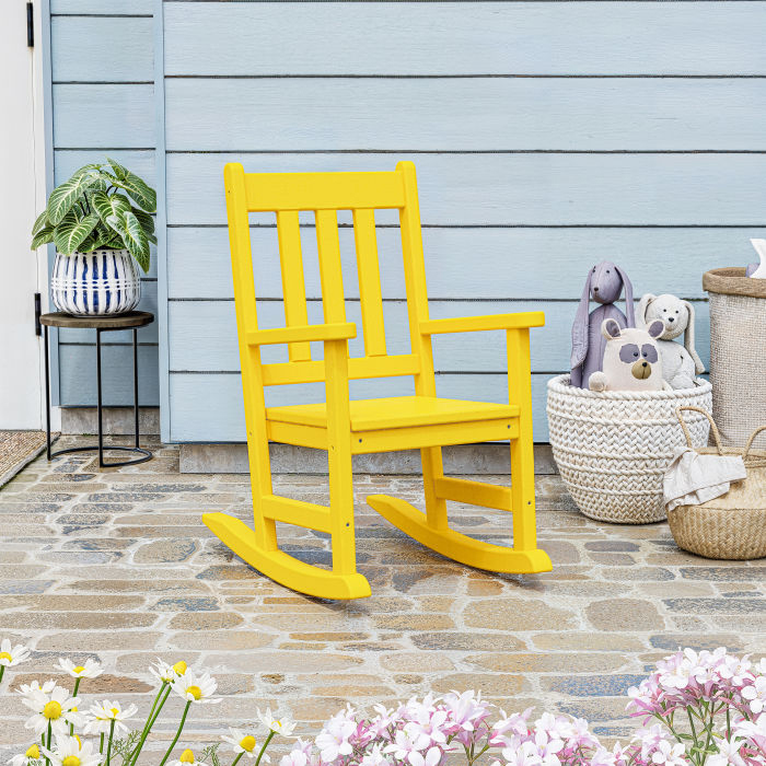 Rocking Rk Brand Polywood Vineyard Kids Rocking Chair | AuthenTEAK
