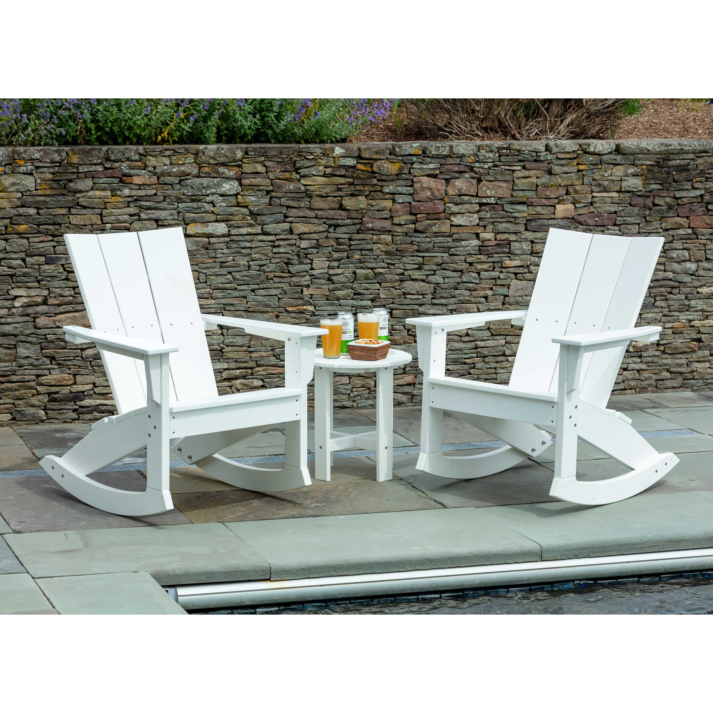 Seaside Casual Coastline Monterey 3-Piece Rocking Chair Outdoor ...
