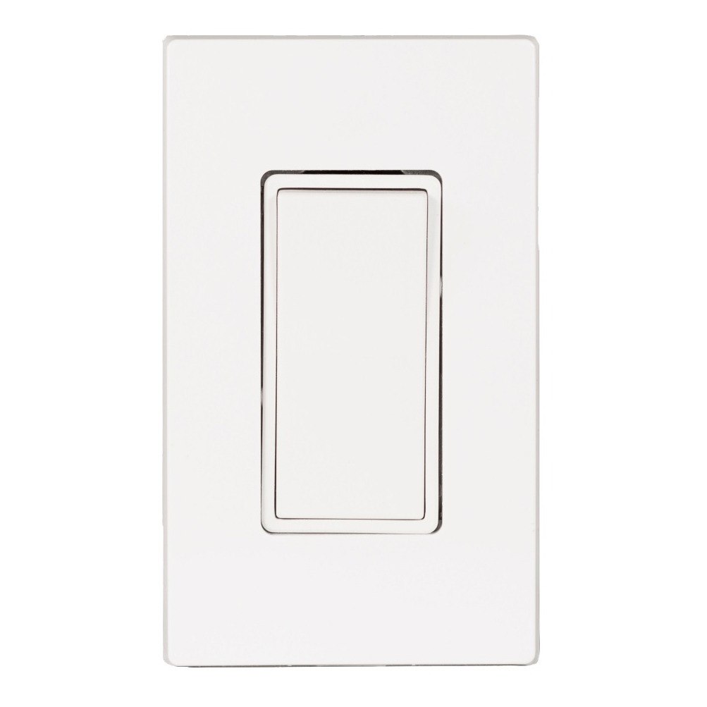 Eurofase Single On/Off Switch with Plate and Gang Box | AuthenTEAK