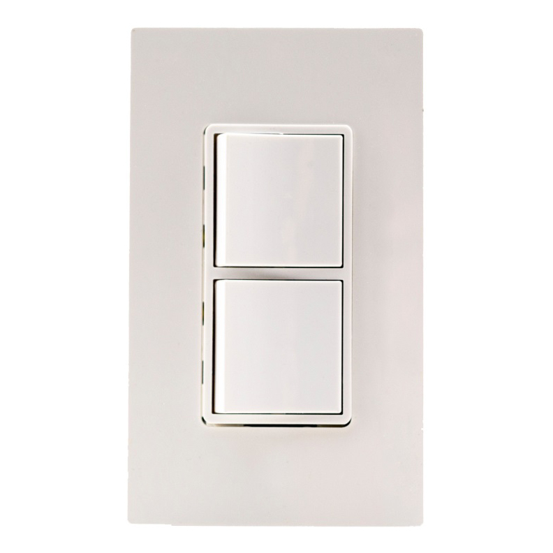 Room Stack Switch Eurofase Single Duplex Stack Switch and Gang Box | AuthenTEAK