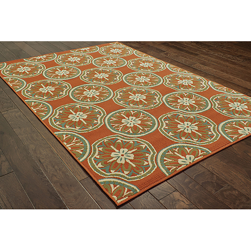 Oriental Weavers Montego 8323D Indoor/Outdoor Rug AuthenTEAK