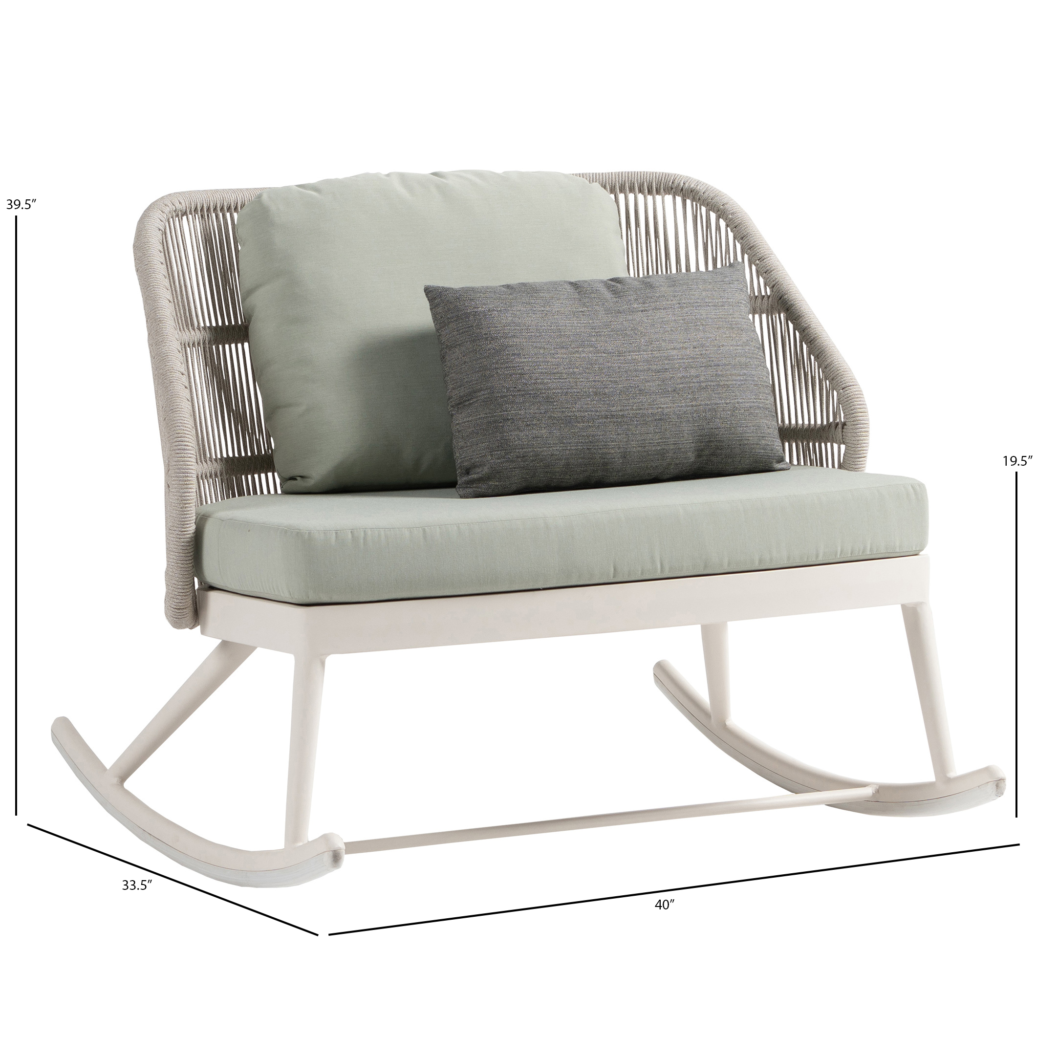 Ratana Las Colinas Rope Rocker Chair | AuthenTEAK