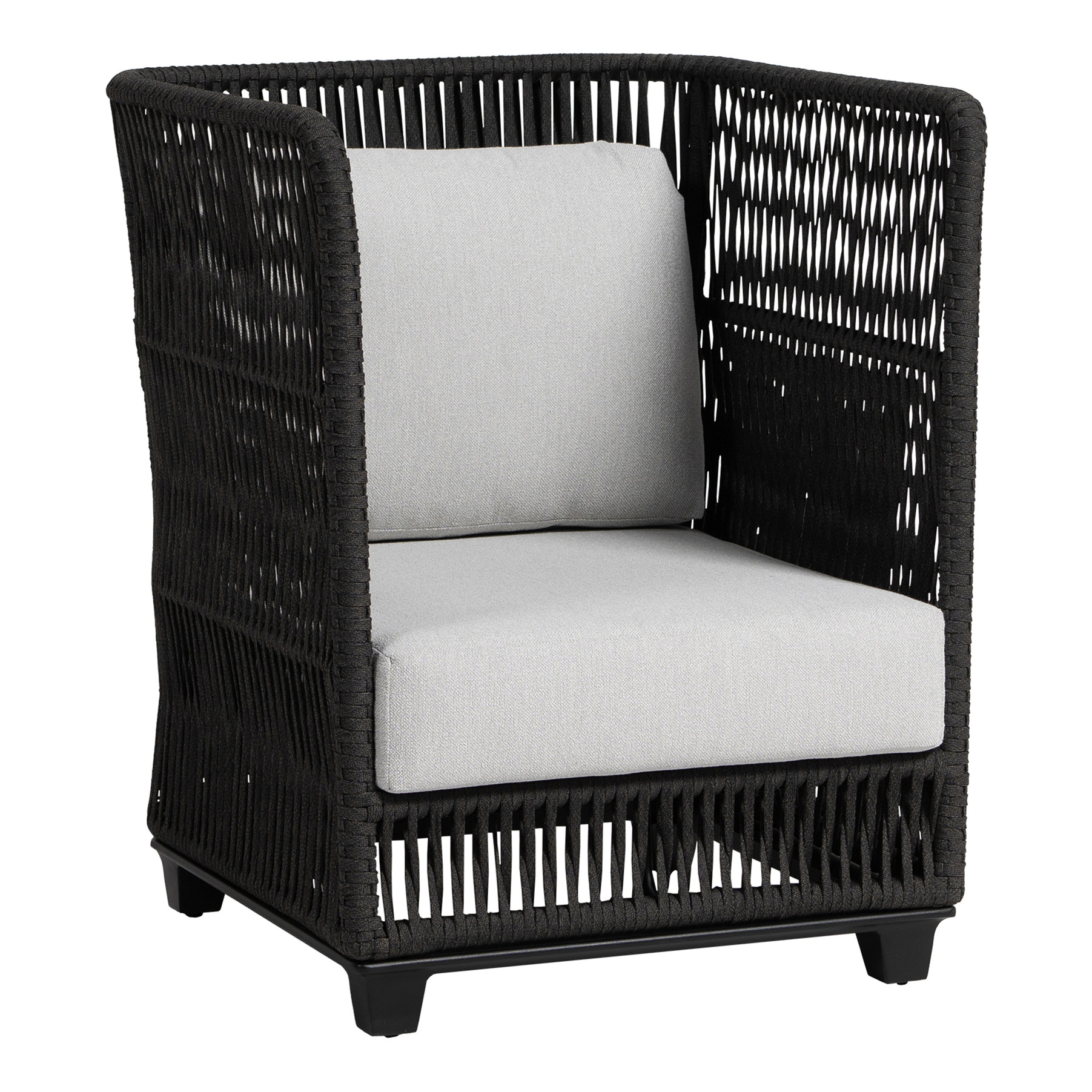 RataNa Ratana Gemelli Rope Highback Chair | AuthenTEAK