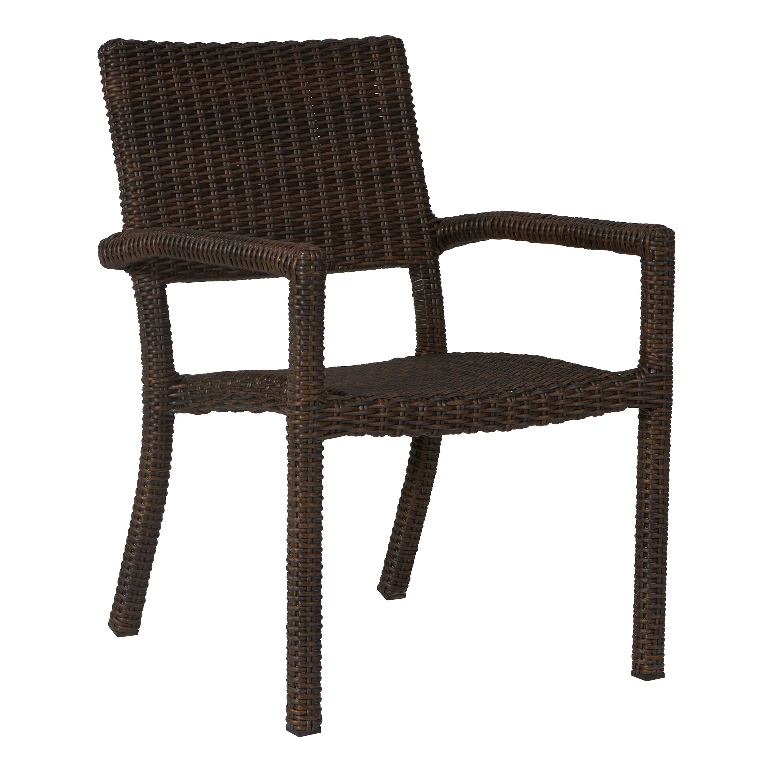 Lane Venture Grainger Stackable Wicker Dining Armchair | AuthenTEAK