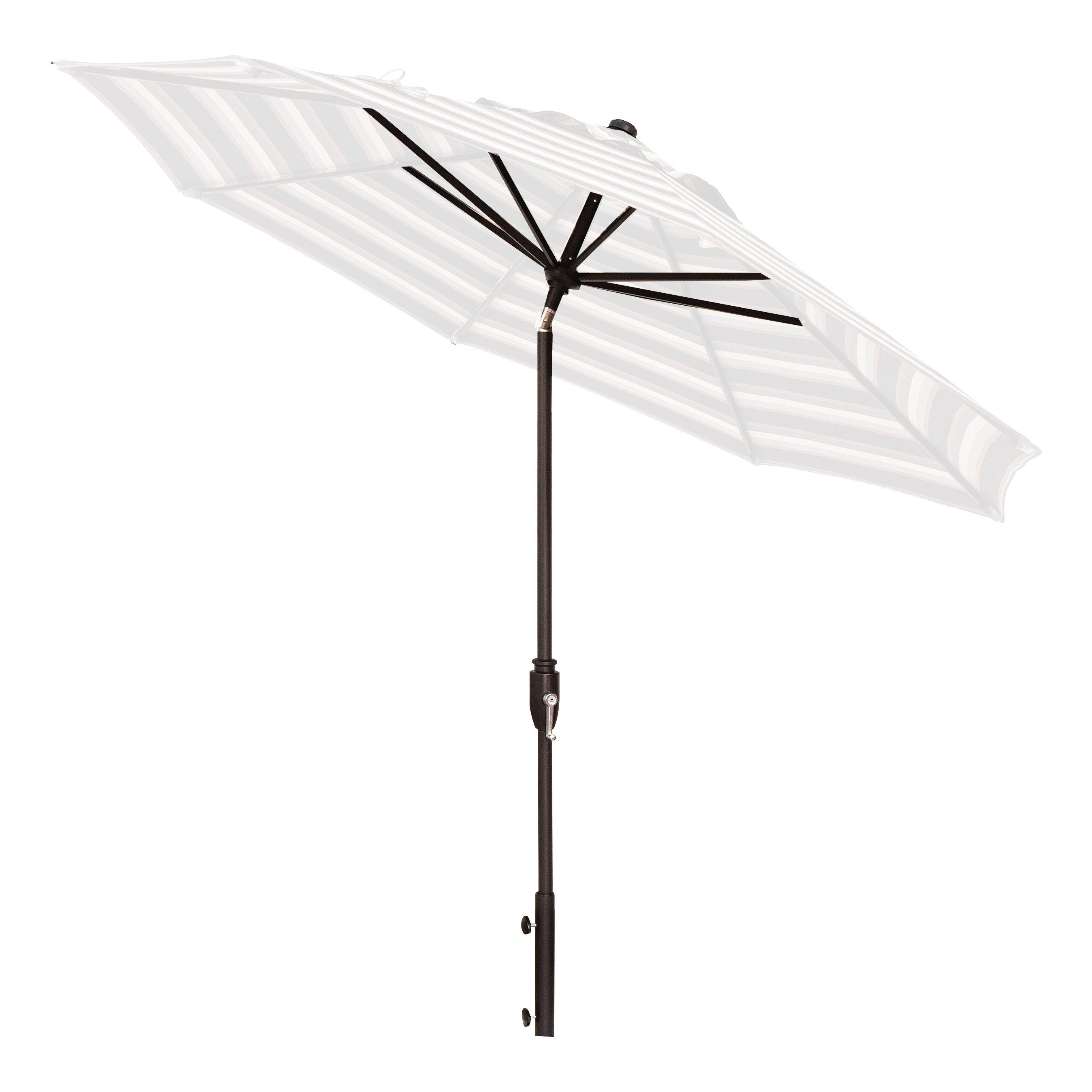 9 ft patio umbrella lowes Serwall 9-ft Iron Round Outdoor Garden Table Umbrella Turquoise Market Patio Umbrella with Push Button Tilt Polyester one_size