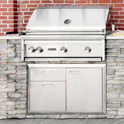 Lynx Grills Professional 5-Piece Outdoor Kitchen Set | AuthenTEAK