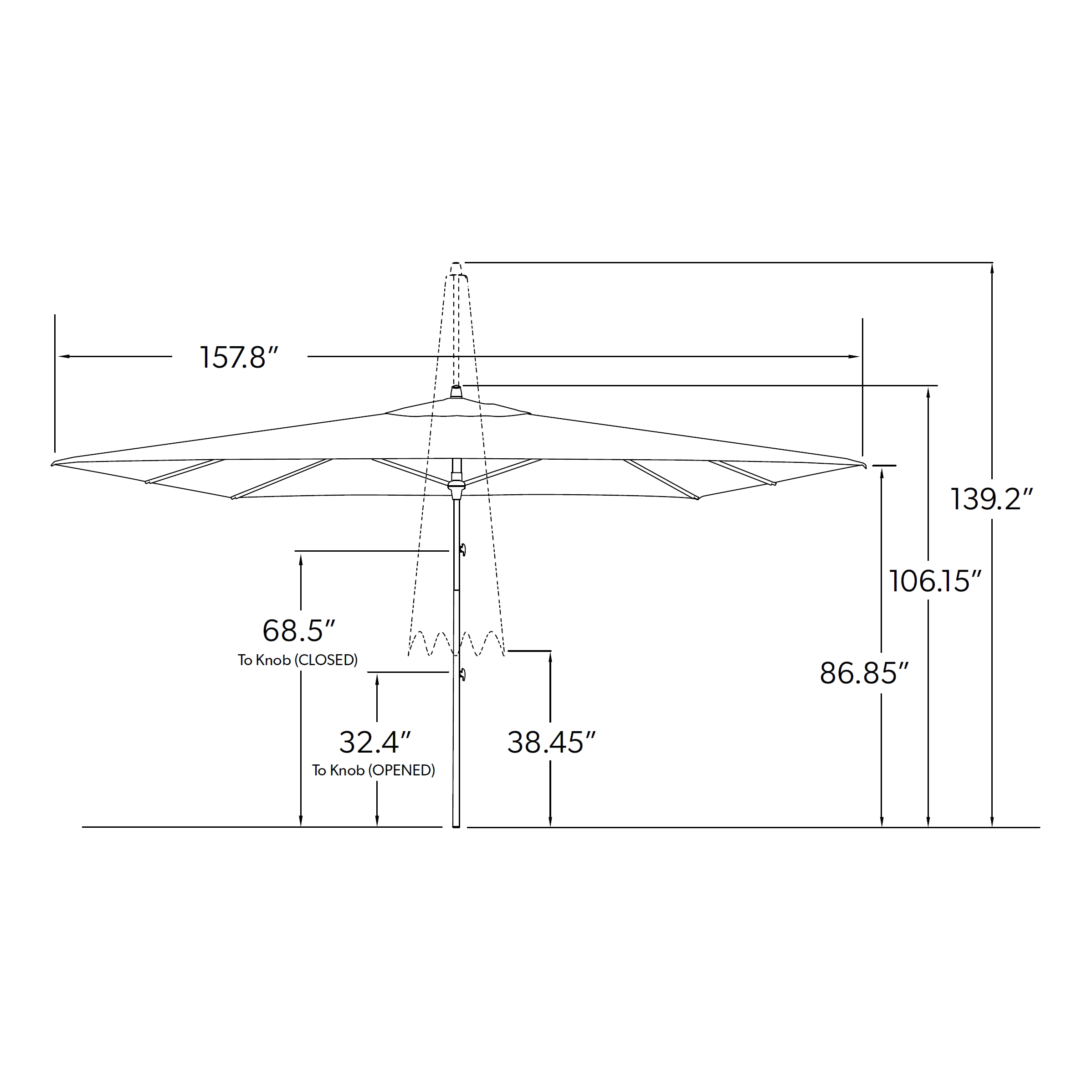 garden treasures patio umbrella instructions Treasure Bottom Pole Customize the finish and industry leading Sunbrella fabric for the perfect look on this 9 umbrella Backyard party gear guide -