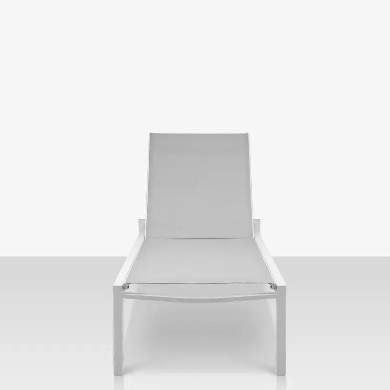 DecoScape Fusion Stacking Sling Armless Chaise Lounge | AuthenTEAK