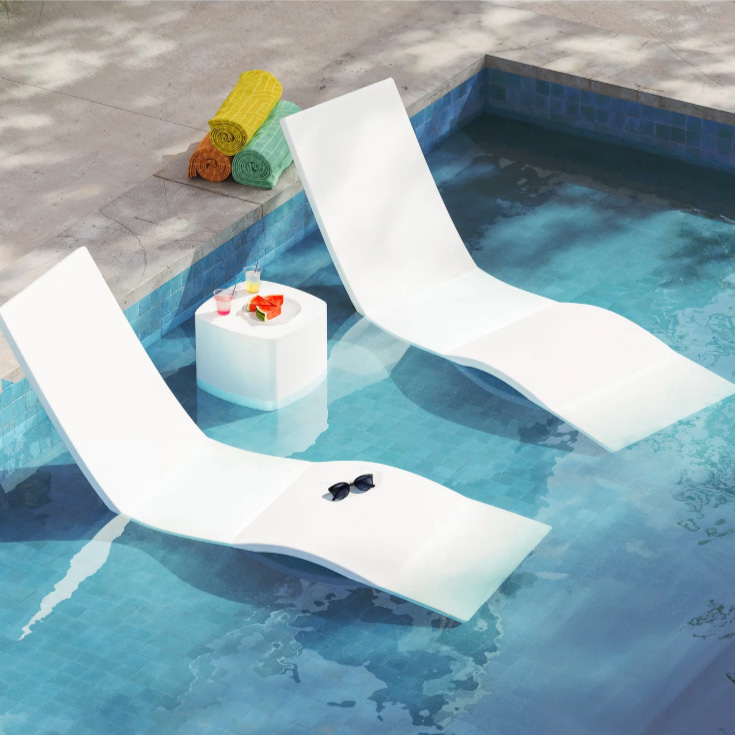 Polywood Laguna In-Pool Chaise Lounge | AuthenTEAK