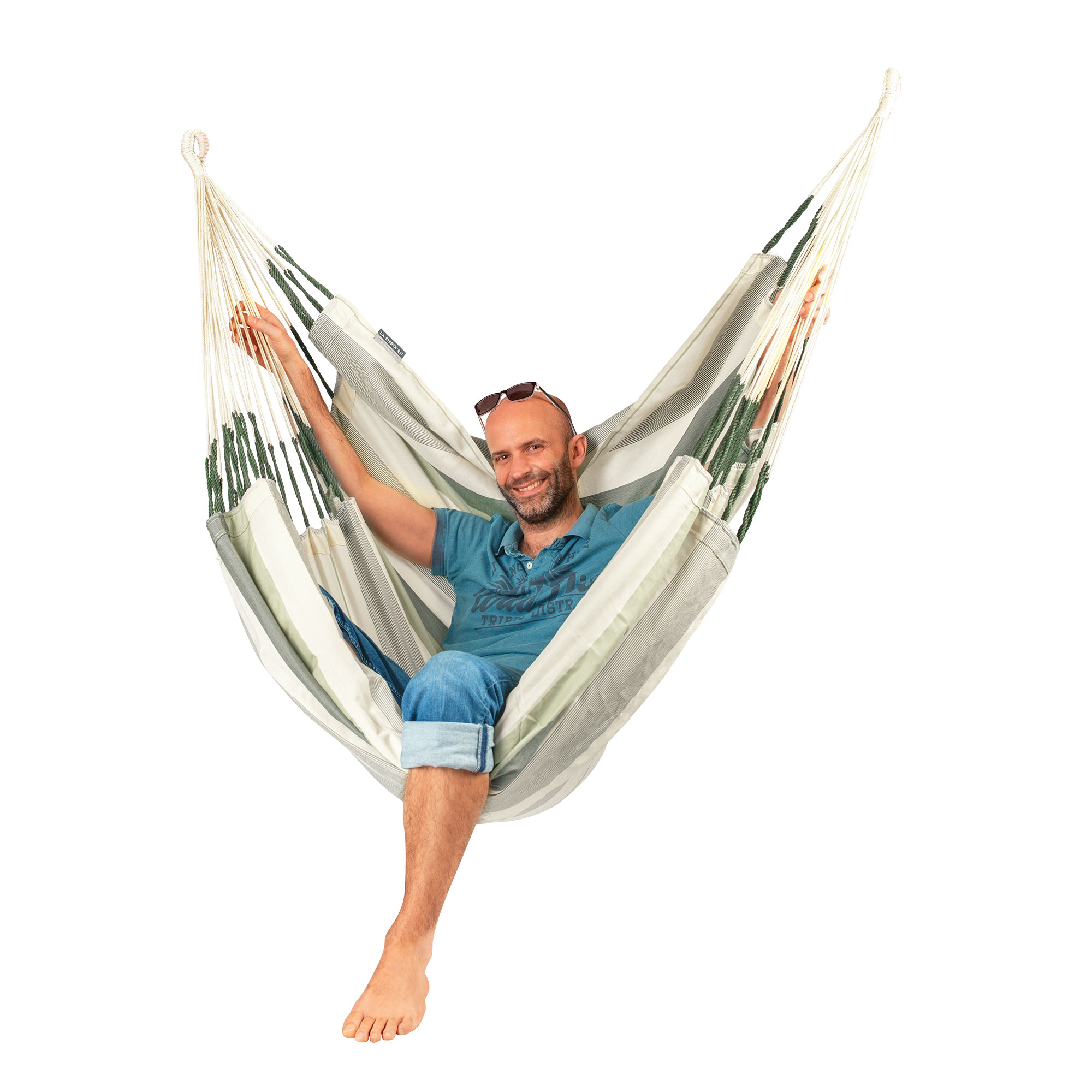 La Siesta Cumbia King Size Outdoor Hammock Chair | AuthenTEAK