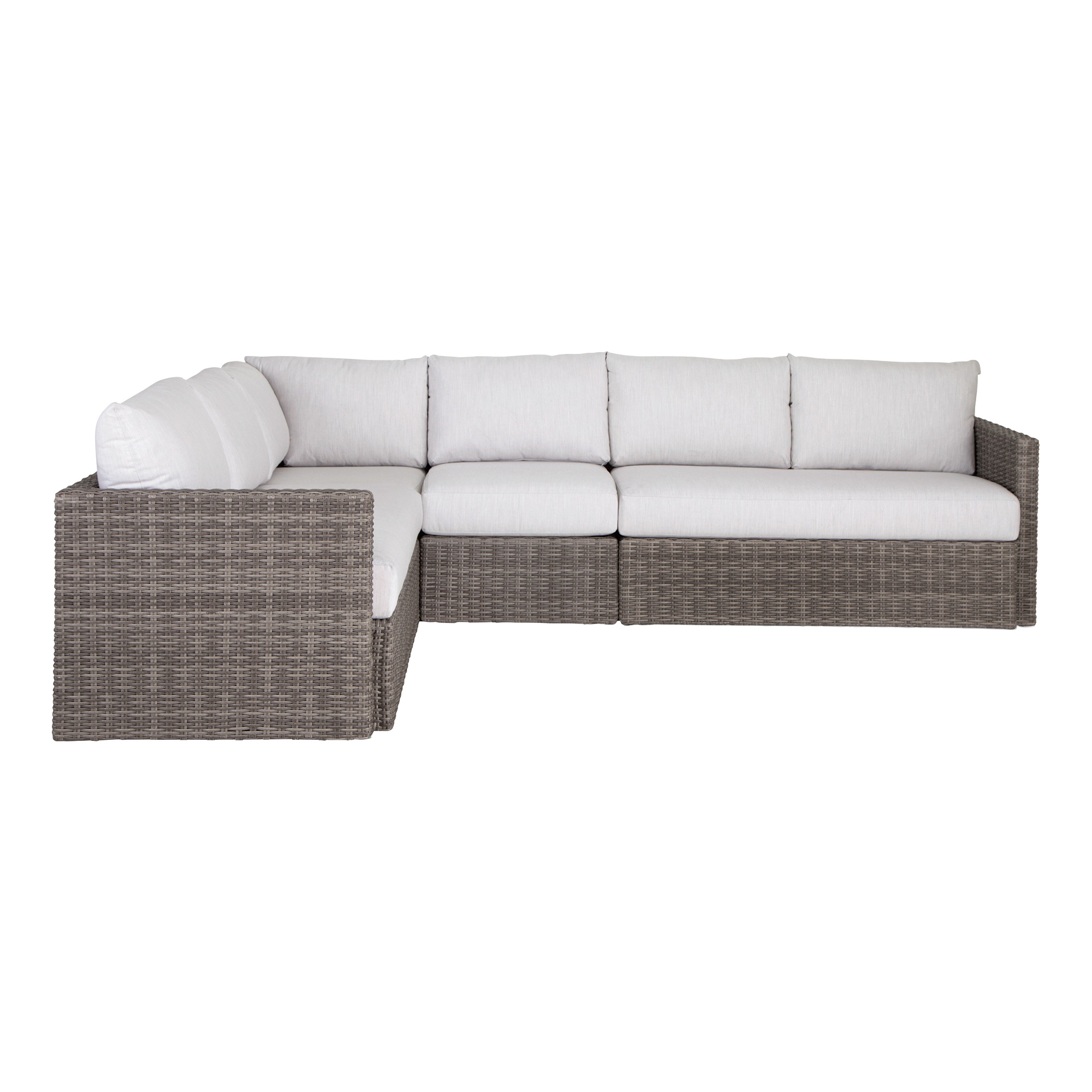 Lane Venture Ashford Wicker Outdoor Sectional Sofa | AuthenTEAK