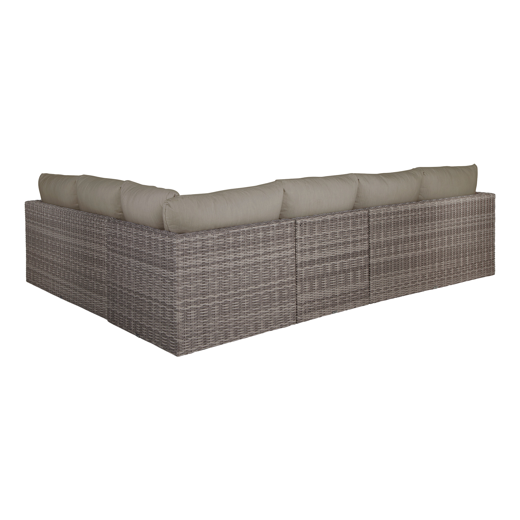 Lane Venture Ashford Wicker Outdoor Sectional Sofa | AuthenTEAK