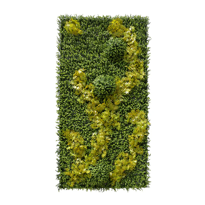 Wallscape Enduraleaf Faux 4' x 8' Green Wallscape Kit - Boxwood, Half-balls ...