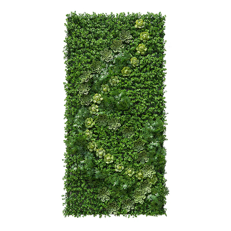 Enduraleaf Faux 4' x 8' Green Wallscape Kit - Pachysandra, Maple