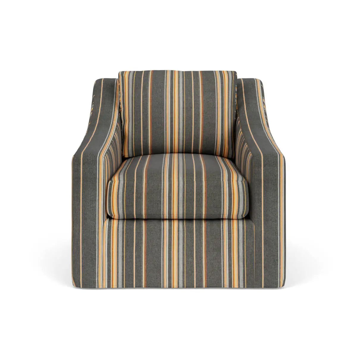 Stanton Upholstery Woven by Sunbrella - Graystone and Beige Stripes main image 0