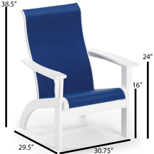 Telescope Casual Sling Adirondack Chair | AuthenTEAK