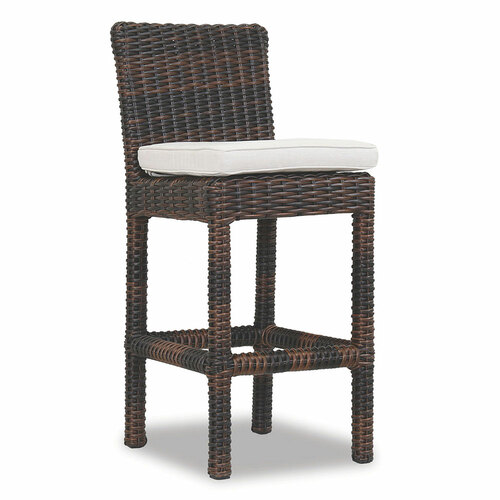 Sunset West Montecito Woven Bar Side Chair | AuthenTEAK