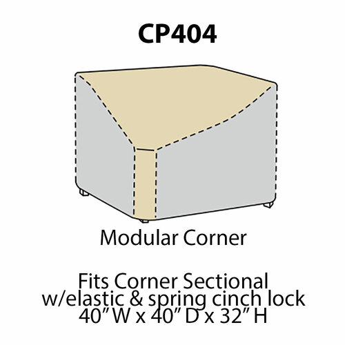 Treasure Garden Modular Corner Protective Cover AuthenTEAK