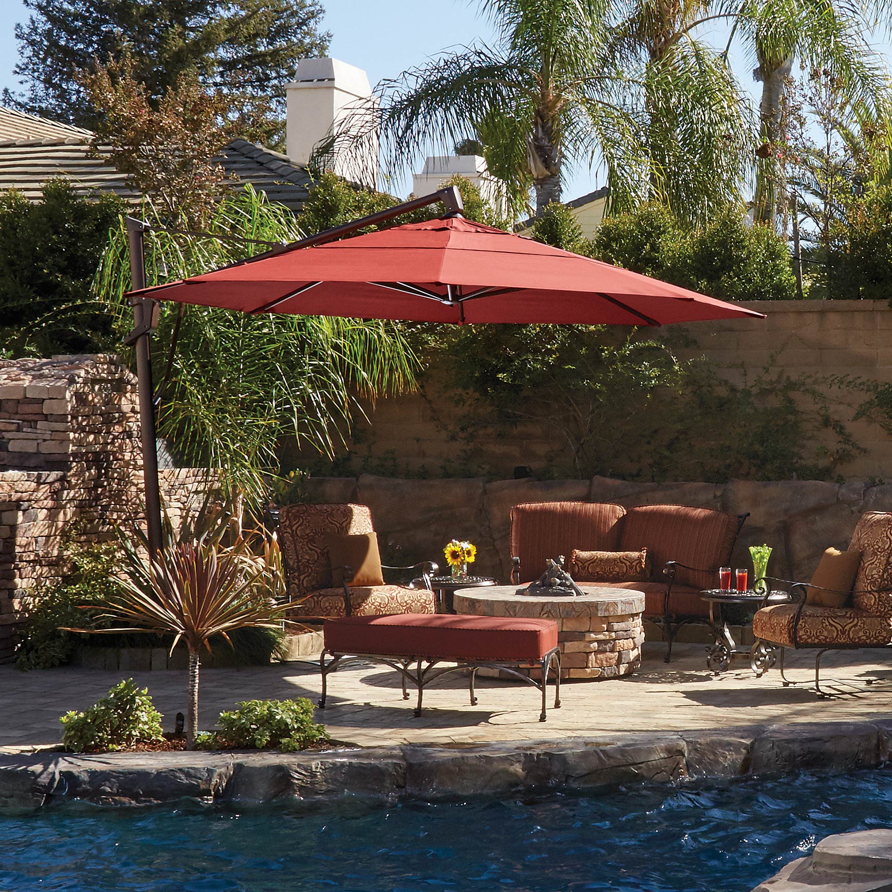 hard plastic patio umbrella 10' x 10' Ferrara 300 15FT Outdoor Patio Garden Umbrella Introducing our 15ft Outdoor Patio Umbrella the perfect blend of style Plastic Patio Umbrellas | Refresh