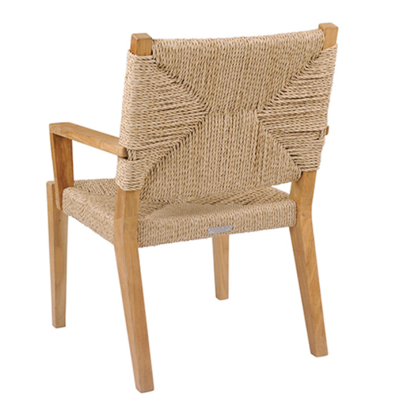 Kingsley Bate Hadley Woven Dining Armchair AuthenTEAK