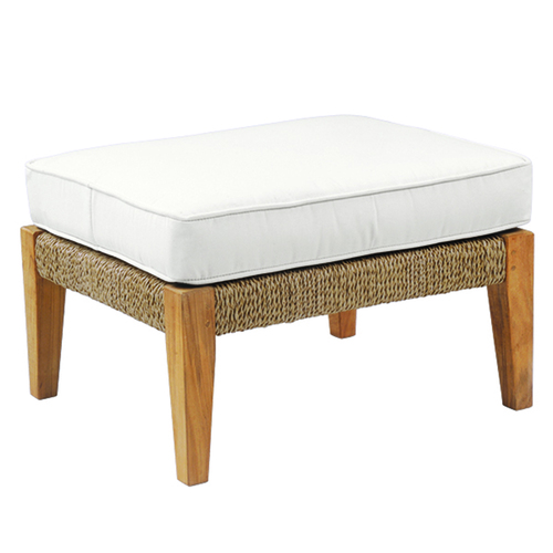 Kingsley Bate Hadley Woven Deep Seating Ottoman AuthenTEAK