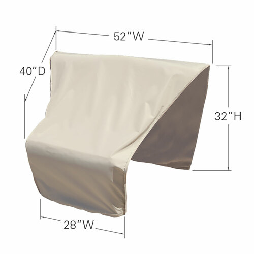 Treasure Garden Modular Corner Wedge Protective Cover Center AuthenTEAK