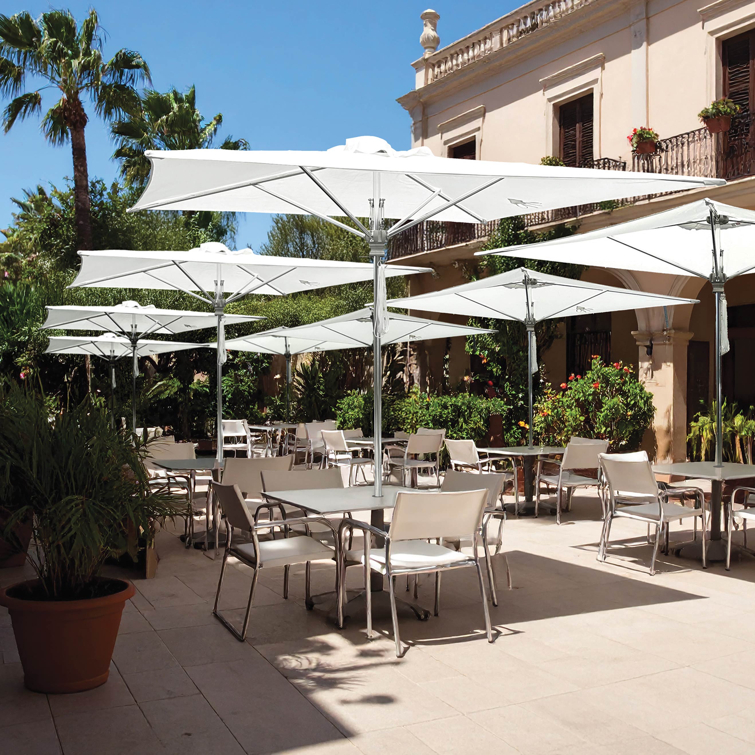 8 commercial grade patio umbrella 8' x 8' Saville Square | Umbrellas inch diameter shades square Galtech 782 8x8' Commercial Manual