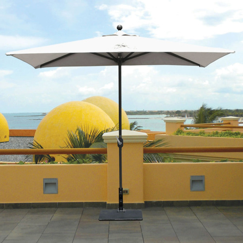 yellow half umbrella