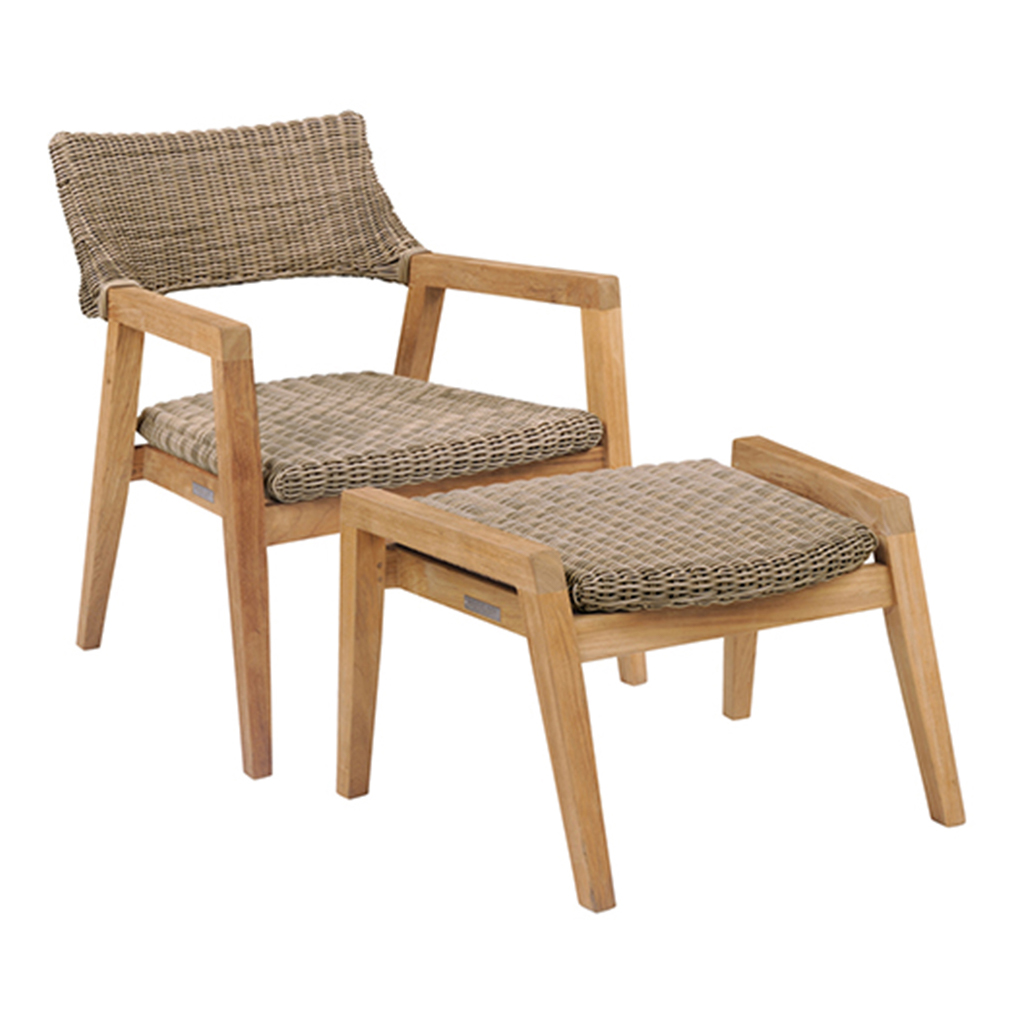Kingsley Bate Spencer Woven Club Chair AuthenTEAK