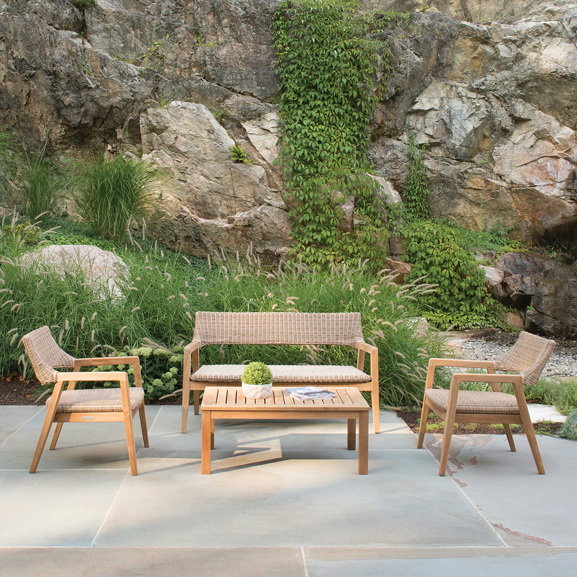 Kingsley Bate Spencer Woven Club Chair AuthenTEAK