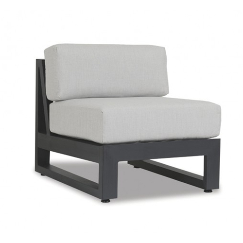 Sunset West Redondo Aluminum Armless Outdoor Sectional Unit