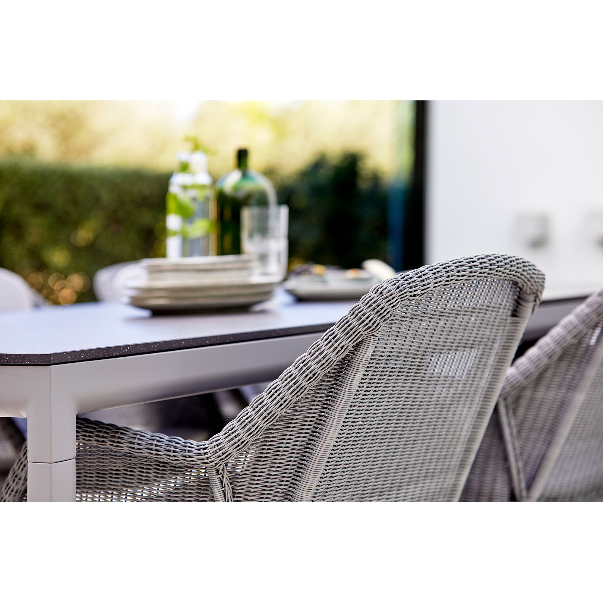 Cane-line Breeze Stacking Woven Dining Armchair Set of