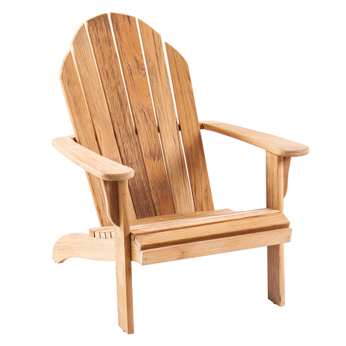 POVL Outdoor Teak Adirondack Chair - Set of 4 | AuthenTEAK