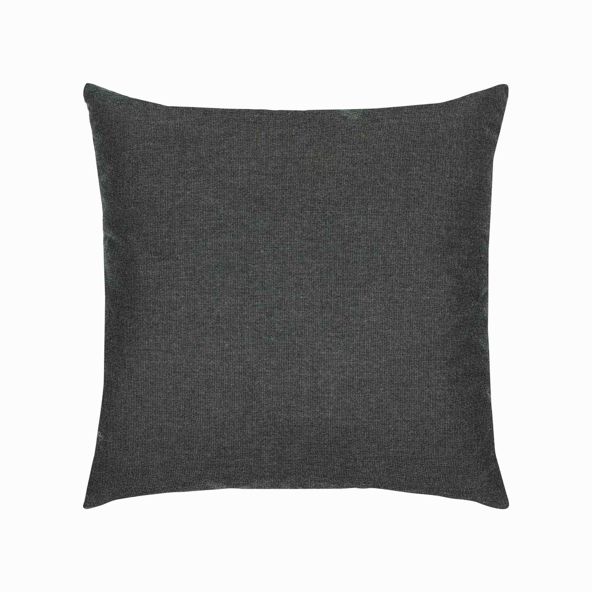 Elaine Smith 20" x 20" Micro Fringe Carbon Sunbrella Outdoor Pillow