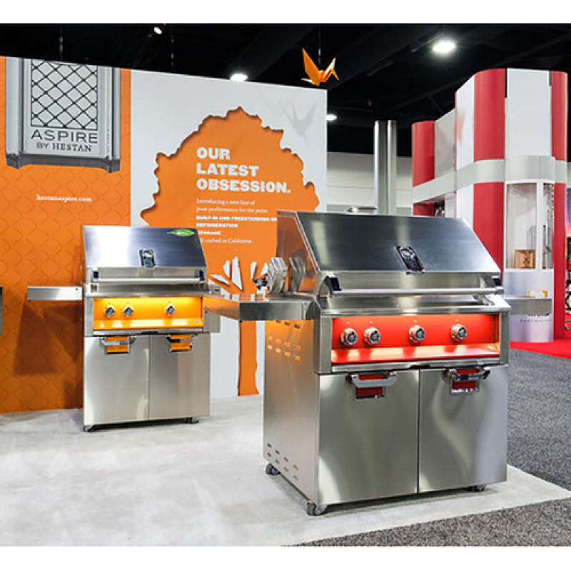 Hestan Aspire 36" Stainless Steel BuiltIn Gas Grill AuthenTEAK