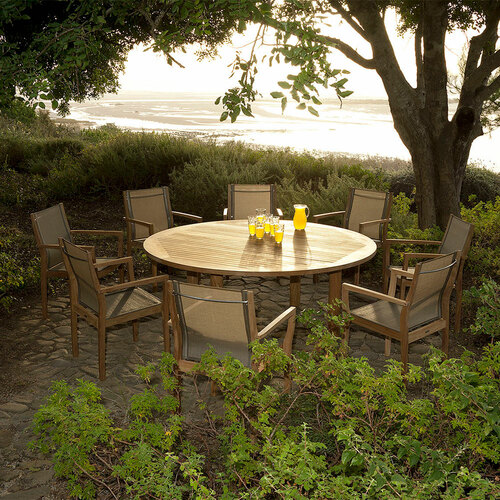 Barlow Tyrie Horizon Stacking Sling Dining Armchair | AuthenTEAK