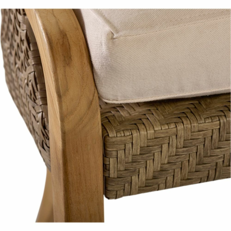 Lane Venture Edgewood Woven Dining Side Chair AuthenTEAK