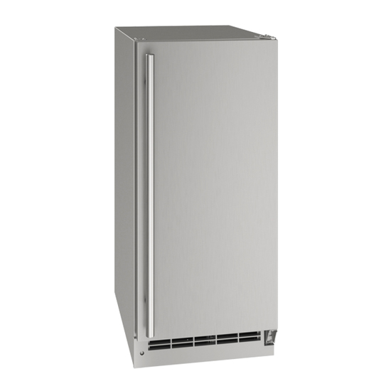 ULine Appliances 15" Outdoor Refrigerator AuthenTEAK