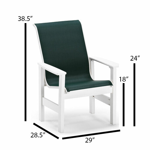 Telescope Casual Leeward Sling Dining Armchair | AuthenTEAK