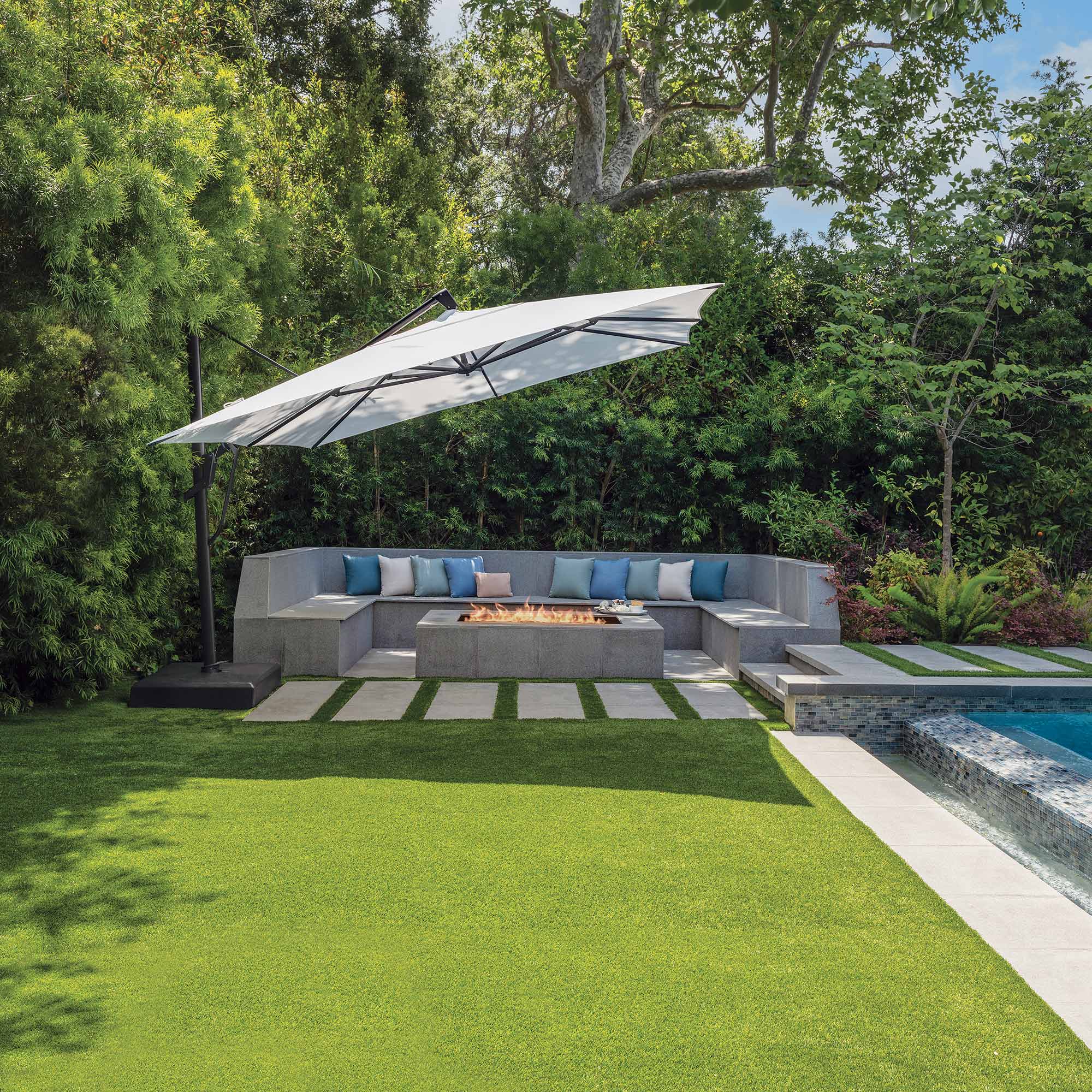 abba patio 11 feet patio umbrella Garden Winds Reinforced RipLock 350 Replacement Canopy Top Cover Compatible with 11' Round Models B079FW4BK6, B079FSWWY3 023 11 ft. x 11 Size:10FT Umbrella Replacement use crank lift system