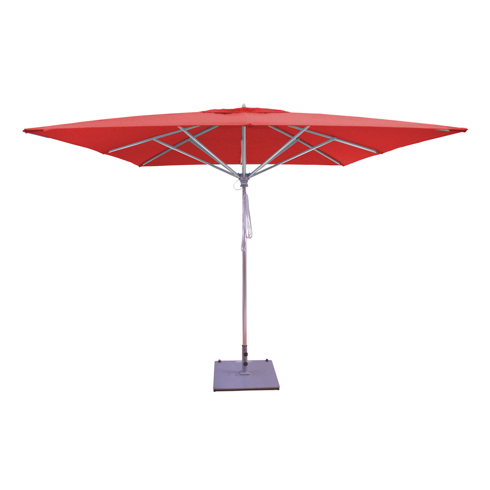 Galtech Quad Pulley 13' Octagonal Aluminum Commercial Market Patio
