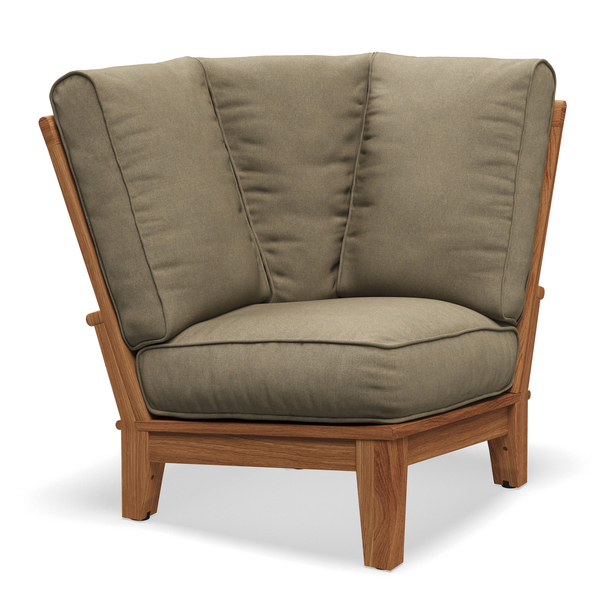 Gloster Ventura Teak Corner Outdoor Sectional Unit AuthenTEAK