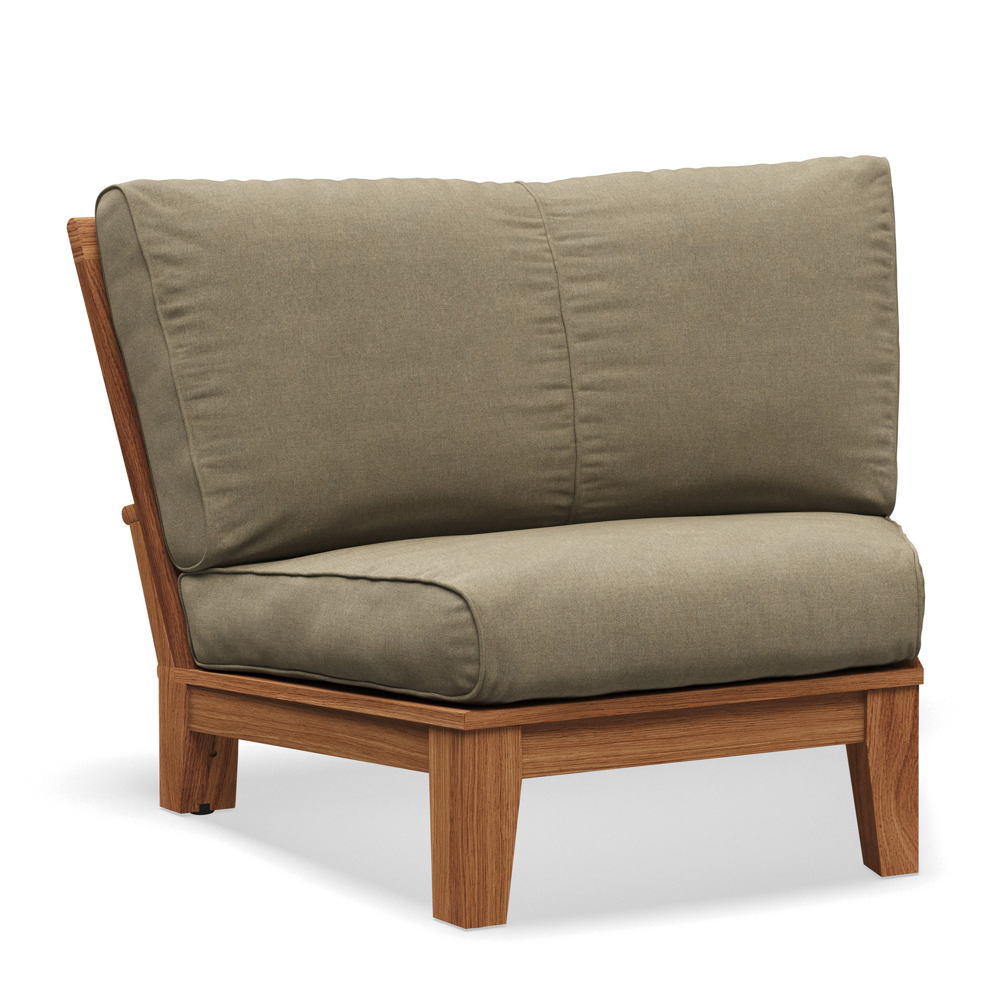 Gloster Ventura Teak Wedge Outdoor Sectional Unit AuthenTEAK