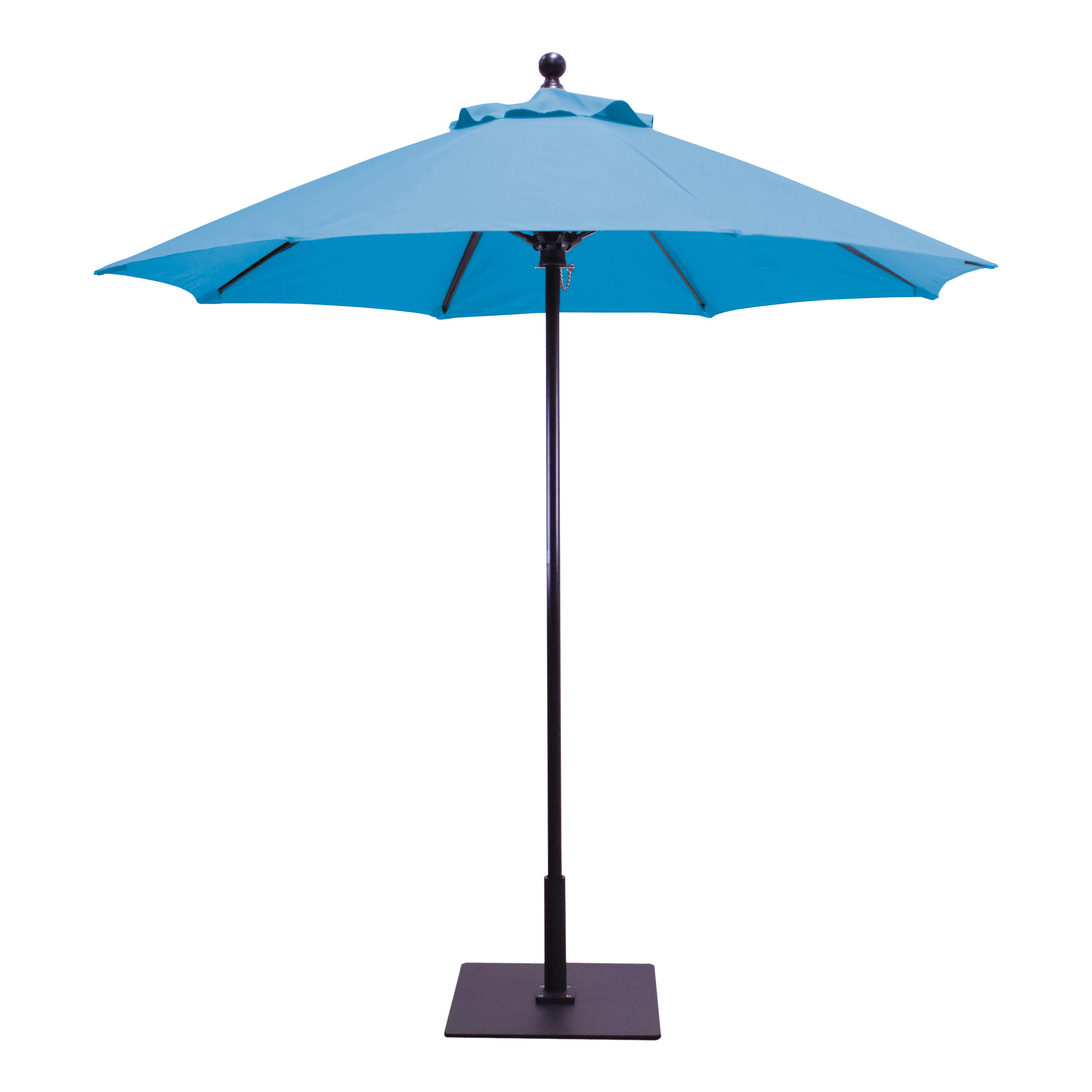 galtech 7.5 ft deluxe auto tilt sunbrella patio umbrella 7.5' Auto-Tilt and at the press of a button you have 360 degree adjustibility without ever having to leave your comfort zone Galtech 7.5 ft. Rib Champagne